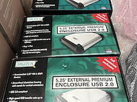 6x externe behuizing 5,25" digitus - afbeelding 1 van  3