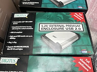 6x externe behuizing 5,25" digitus - afbeelding 3 van  3