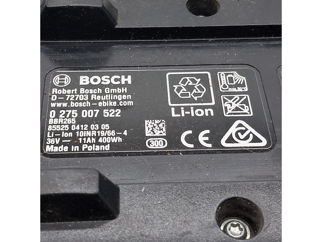 6x fietsaccu, bosch, powerpack 400 0275007522 - afbeelding 17 van  33