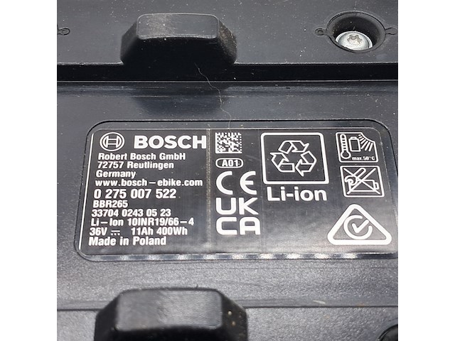 6x fietsaccu, bosch, powerpack 400 0275007522 - afbeelding 33 van  33