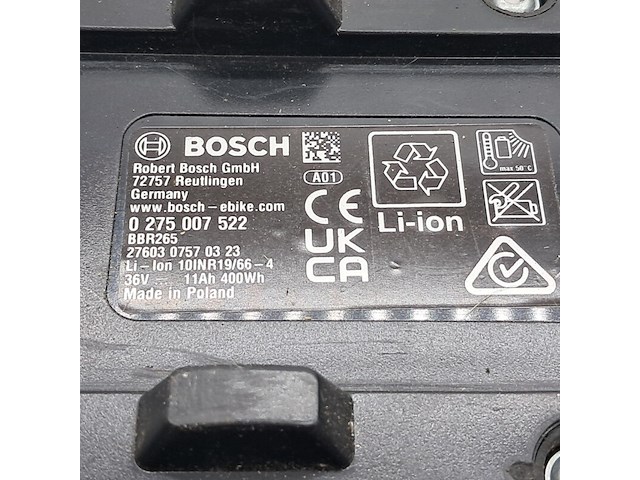 6x fietsaccu, bosch, powerpack 400 0275007522 - afbeelding 6 van  33