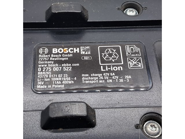 6x fietsaccu, bosch, powerpack 400 - afbeelding 5 van  25