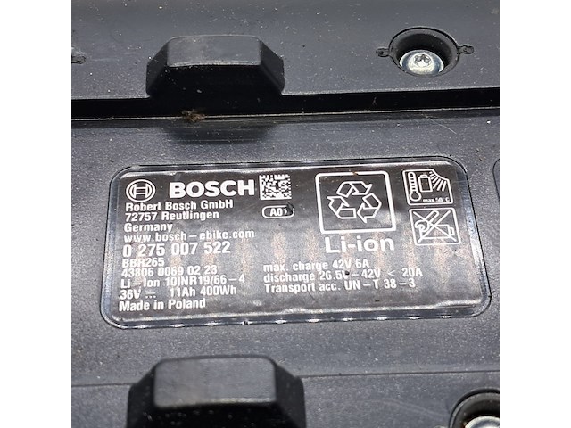 6x fietsaccu, bosch, powerpack 400 - afbeelding 5 van  22