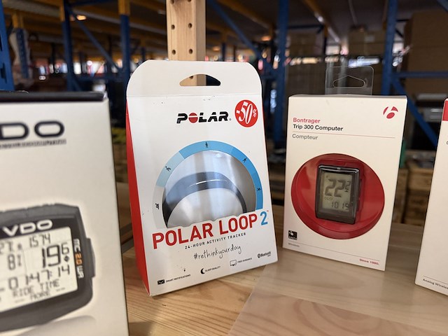 6x fietscomputer, polar, bontrager, vdo, bryton - afbeelding 3 van  7