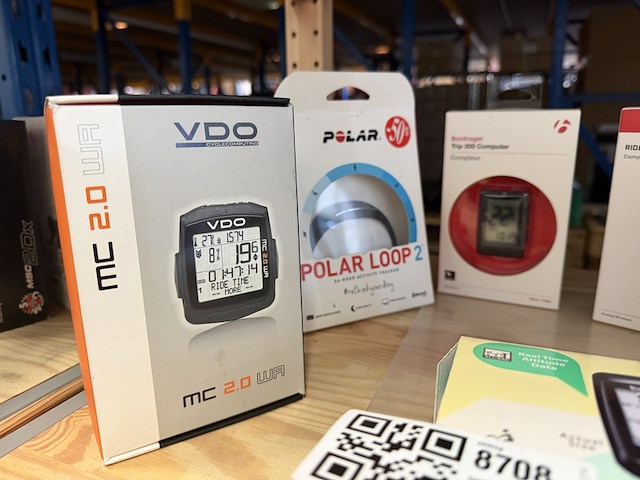 6x fietscomputer, polar, bontrager, vdo, bryton - afbeelding 4 van  7
