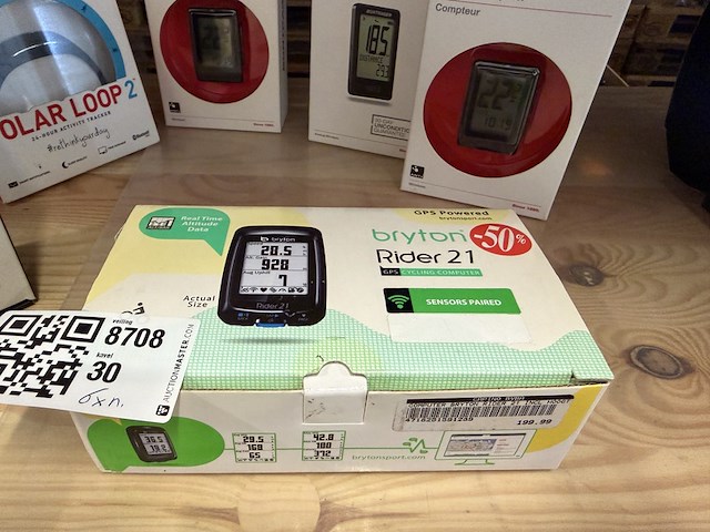 6x fietscomputer, polar, bontrager, vdo, bryton - afbeelding 5 van  7
