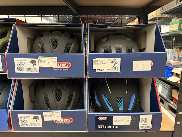 6x fietshelm abus - afbeelding 2 van  9