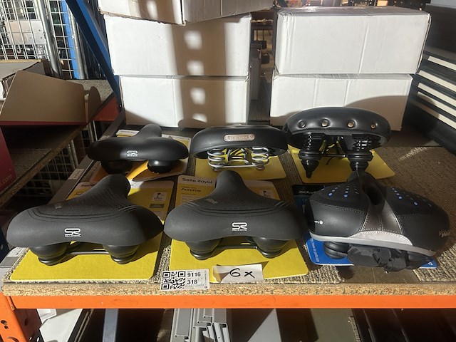 6x fietszadel, w.o. selle royal, xlc - afbeelding 1 van  6