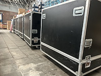 6x flightcase met designtafel 119x119x115 - afbeelding 4 van  6