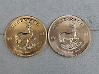 6x gouden munt, south africa, krugerrand, 1981 - afbeelding 2 van  7