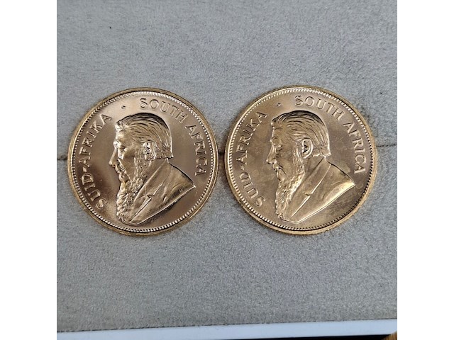 6x gouden munt, south africa, krugerrand, 1981 - afbeelding 3 van  7