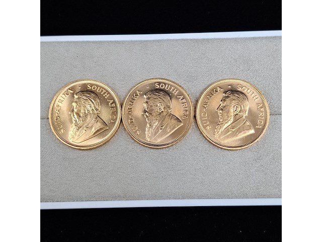 6x gouden munt, south africa, krugerrand, 1981 - afbeelding 5 van  7