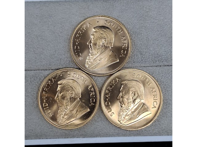 6x gouden munt, south africa, krugerrand, 1982 - afbeelding 3 van  7