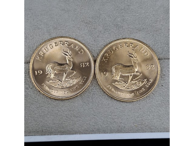 6x gouden munt, south africa, krugerrand, 1982 - afbeelding 4 van  7