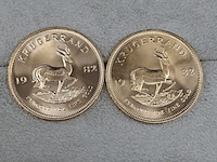 6x gouden munt, south africa, krugerrand, 1982 - afbeelding 4 van  7