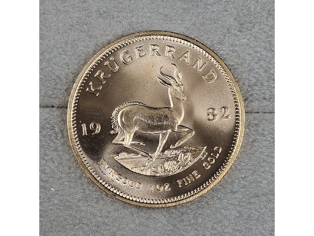 6x gouden munt, south africa, krugerrand, 1982 - afbeelding 6 van  7