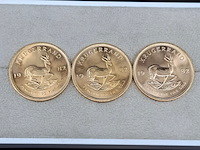 6x gouden munt, south africa, krugerrand, 1982 - afbeelding 2 van  7