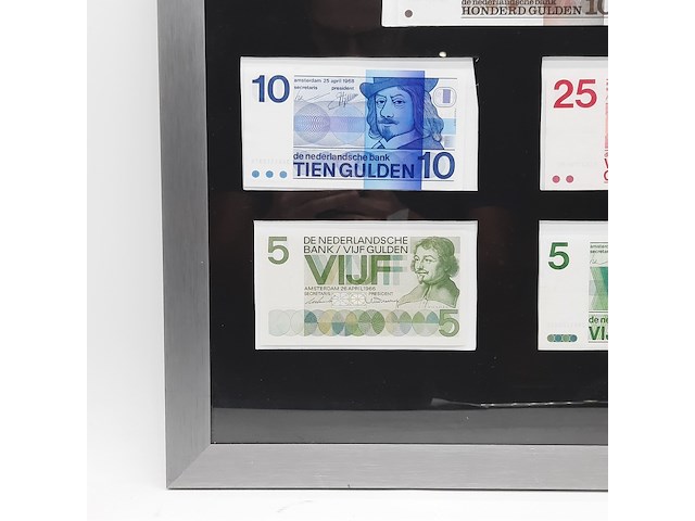 6x guldenbiljet in lijst - afbeelding 3 van  5