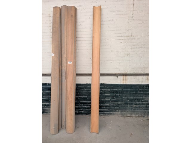 6x halfrond houtwerk - afbeelding 4 van  7