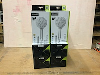 6x handdouche met slang aqua su, tola, chroom - afbeelding 1 van  3