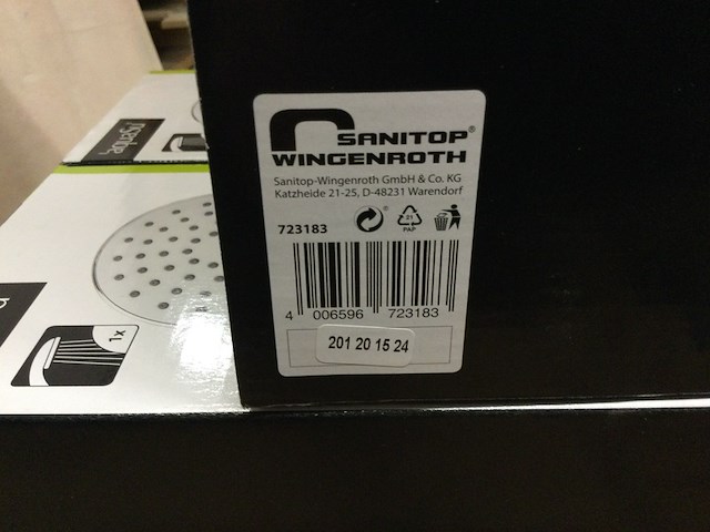 6x handdouche met slang aqua su, tola, chroom - afbeelding 2 van  3