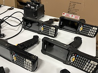 6x handheld computer, 10x accu, 2x acculader zebra, mc930b - afbeelding 3 van  7