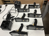 6x handheld computer, 10x accu, 2x acculader zebra, mc930b - afbeelding 6 van  7