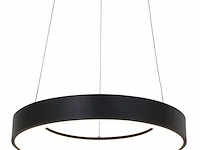 6x hanglamp rond 48cm, steinhauer, ringlede 2695zw, zwart, 2027