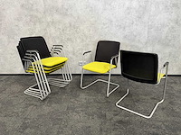 6x haworth - nestelbare vergaderstoel - lime - afbeelding 2 van  10