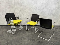 6x haworth - nestelbare vergaderstoel - lime - afbeelding 1 van  10