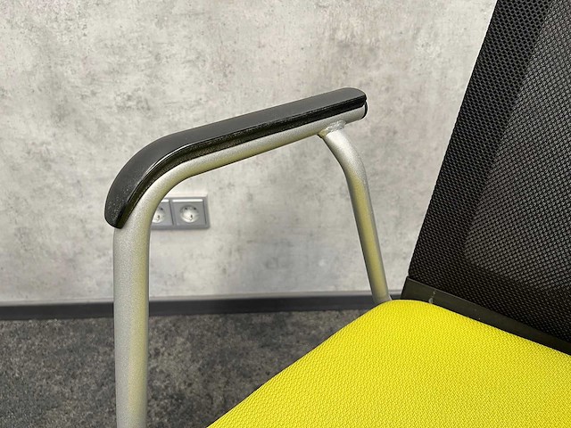 6x haworth - nestelbare vergaderstoel - lime - afbeelding 7 van  10