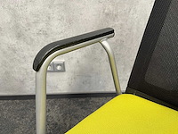 6x haworth - nestelbare vergaderstoel - lime - afbeelding 7 van  10