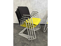 6x haworth - nestelbare vergaderstoel - lime - afbeelding 1 van  2