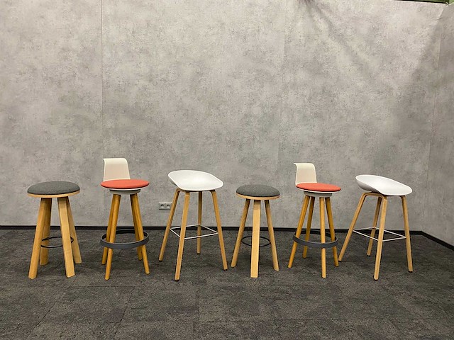 6x hay/ buzzispace/ bene - barkruk - designmix - afbeelding 1 van  12