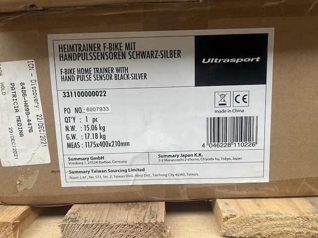 6x hometrainer ultrasport - afbeelding 3 van  5