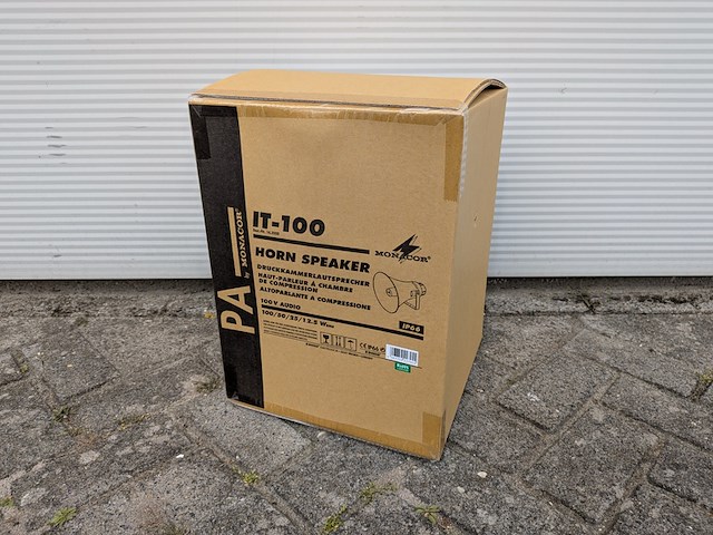 6x hoornluidspreker, monacor, it-100 - afbeelding 6 van  7