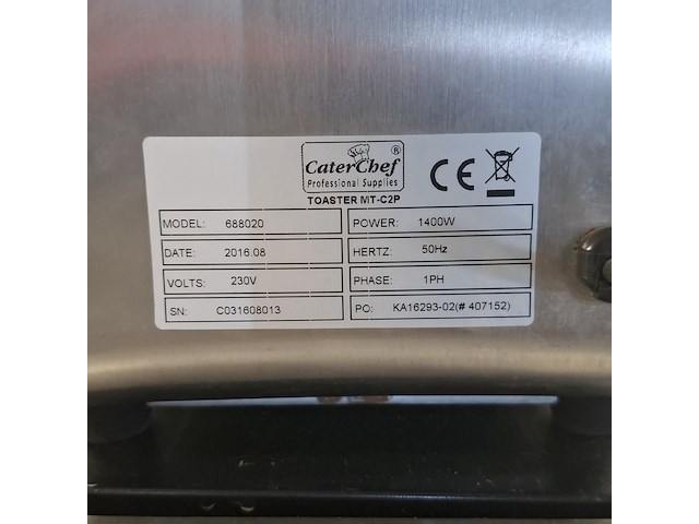 6x horeca apparaten , o.a. ggm gastro, panasonic, polar - afbeelding 13 van  23