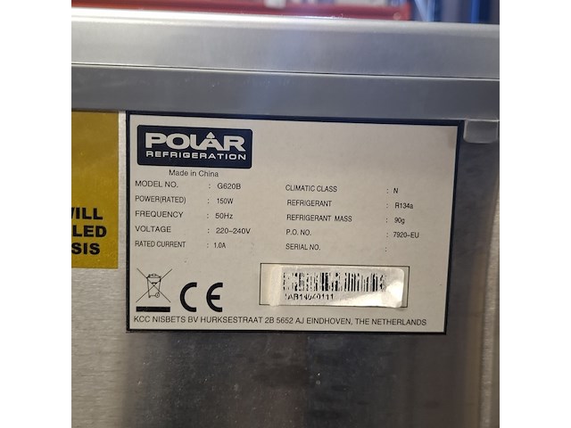 6x horeca apparaten , o.a. ggm gastro, panasonic, polar - afbeelding 23 van  23