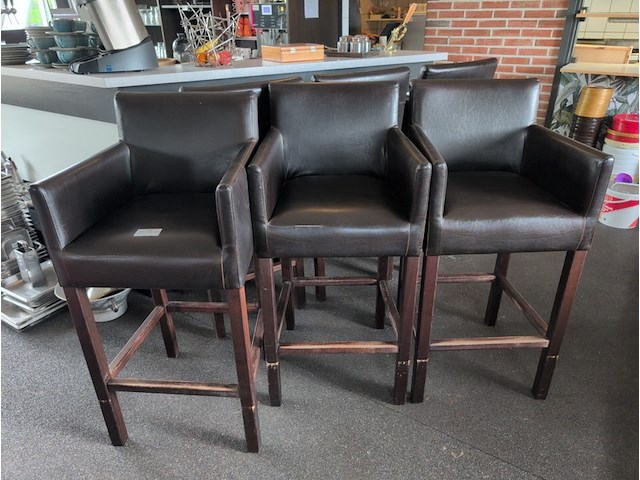 6x horeca barkruk - afbeelding 1 van  6