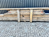 6x houten gordingen - afbeelding 1 van  5