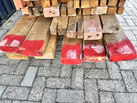 6x houten gordingen - afbeelding 1 van  4