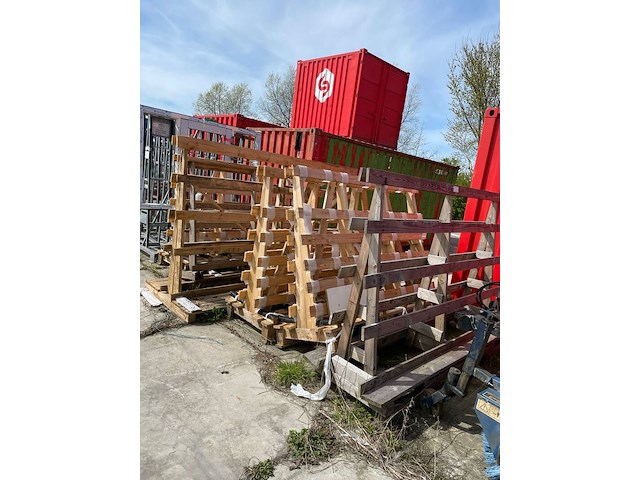 6x houten kozijn-/glasbokken - afbeelding 2 van  8