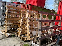 6x houten kozijn-/glasbokken - afbeelding 2 van  8