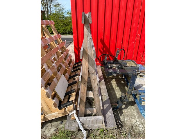 6x houten kozijn-/glasbokken - afbeelding 3 van  8