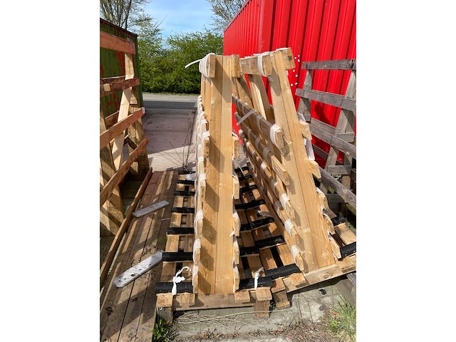 6x houten kozijn-/glasbokken - afbeelding 5 van  8