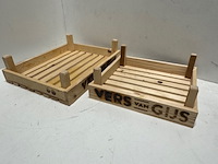 6x houten krat - afbeelding 1 van  5