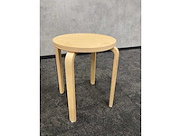 6x houten kruk - afbeelding 2 van  5