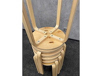 6x houten kruk - afbeelding 5 van  5