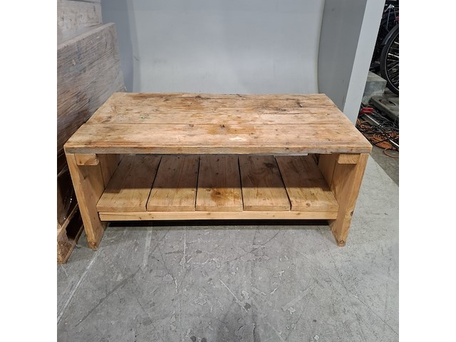 6x houten tafel - afbeelding 3 van  8