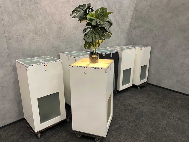 6x houten zuil met verlichting - afbeelding 11 van  16